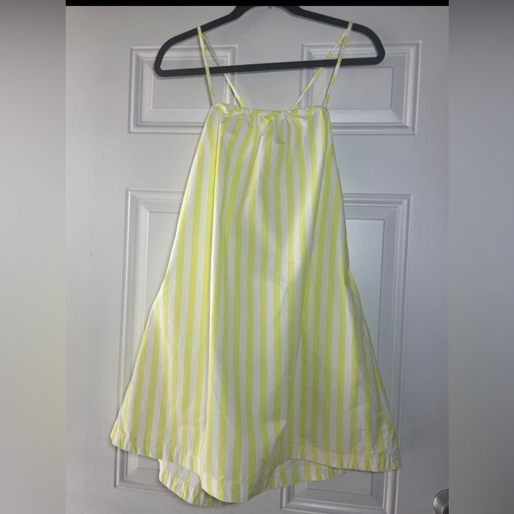 🎯50% OFF! a new day cotton yellow stripe dress